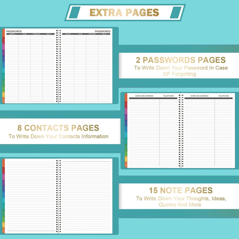 2026 Monthly Planner - 2026 Planner from Jan. 2026 -