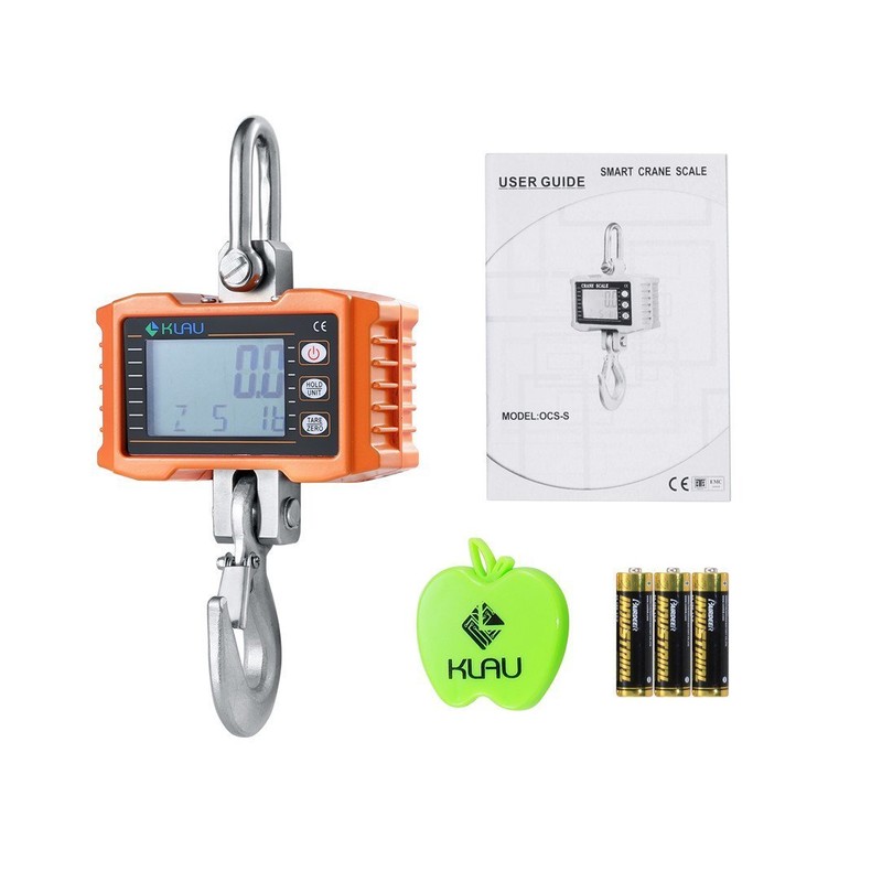 Klau 1000 kg 2000 lb Hanging Scale Digital Industrial Heavy