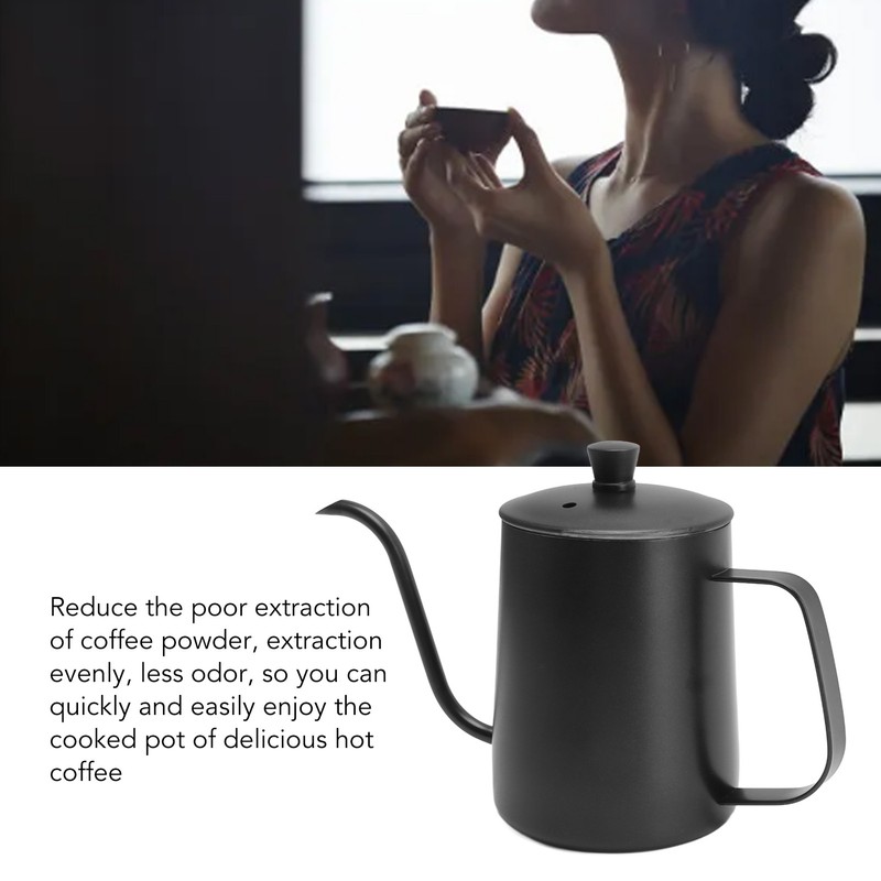 Pour Over Coffee Kettle Long Narrow Spout 304 Stainless Steel