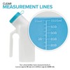 Male Urine Bottles 2 Pack (35 oz), Portable Urinals for