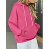 Fisoew Womens Casual Oversized Hoodies Loose Fit Long Sleeve Drawstring