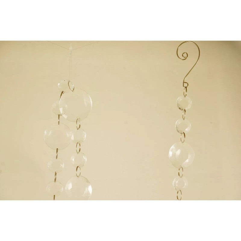 Unbranded 6' Acrylic Crystal Round Wedding Garland Holiday Party Favor