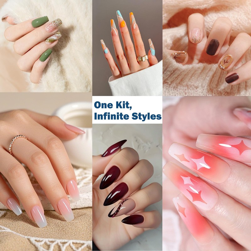 Clear Polygel Nail Builder Gel – Hard Gel for Nail