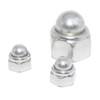 Acorn Nuts M4 Pack of 25 Hexagonal Acorn Nuts Self-Locking