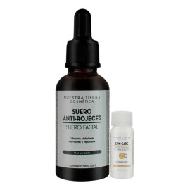 Suero Anti-rojeces Calmante Rosácea Telangiectasias Piel Sensible Nuestra Tierra Cosmética
