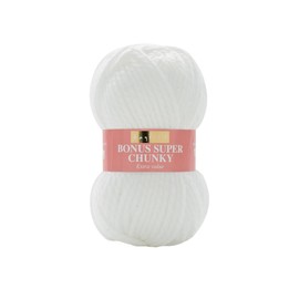 Sirdar/Hayfield Bonus Super Chunky, White (961), 100g by Sirdar F032-0961