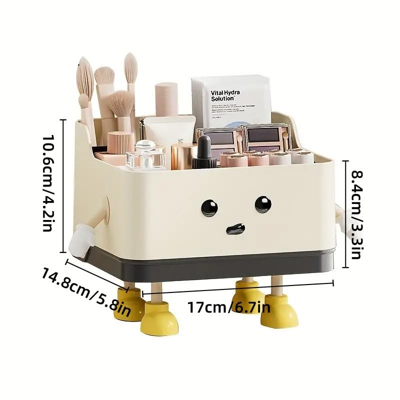 AIMALL Desktop Storage Box, 6.7 x 5.8 Inch Open Compartment