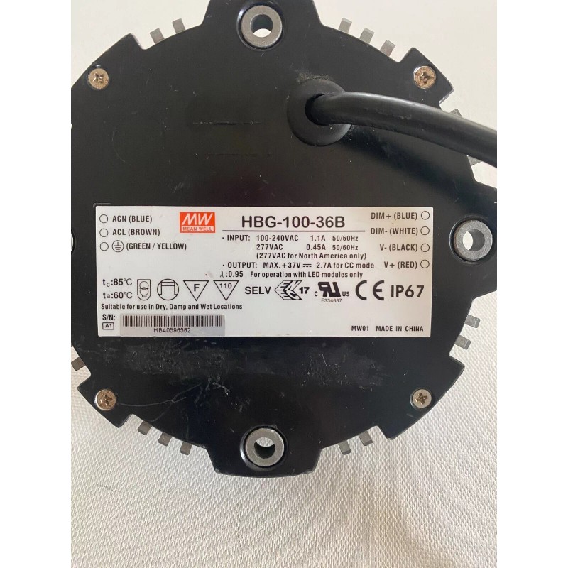 Mean Well HBG-100-36B / LED Power Supply / FREE SHIPPING