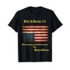 American Flag Distress Upside Down Thomas Jefferson Patriot T-Shirt Small