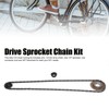 410 Chain Sprocket Kit Steel 114 Link Drive Chain with