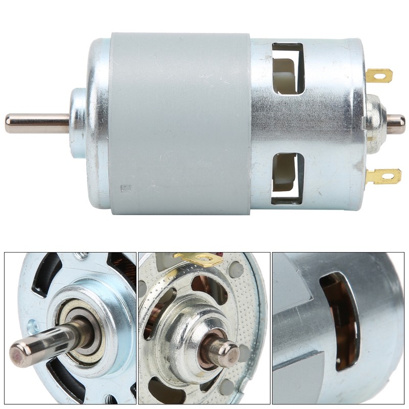 12V - 24V DC Electric Drill Motor 775 Single Ball