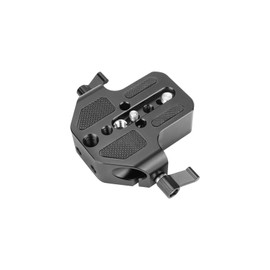 SZRIG 15 mm Base Plate General Purpose Slim Digital SLR Camera Base Plate with 15 mm Rod Rail Clamp for Photo Studio