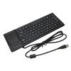 K 800 Keyboard with Touchpad Wired Ultra Thin Mini Compact