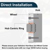 TUCKBOLD Car Wheel Hub Centring Rings Durable Wheel Centering Shaft