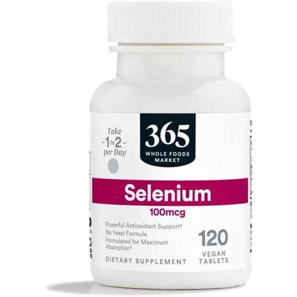 , Selenium 100Mcg, Vegan, 120 Tablets