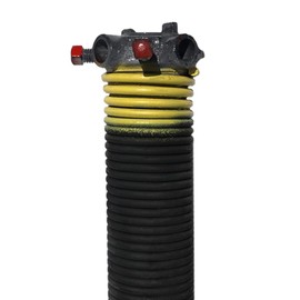 DURA-LIFT .207 x 1.75" x 25" Torsion Garage Door Spring (Yellow, Left Wound)