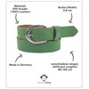 fashionchimp Basic Women's Belt Made of 100% Genuine Leather, Shiny