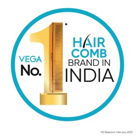 Vega Graduated Dressing Comb, black, 25 g