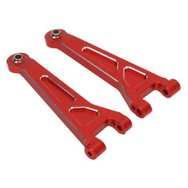RC Car Upper Suspension Arm Aluminum Alloy, RC Car Suspension Arm, RC Car Front Upper Arm, for MJX 1/14 14210 - Enhanced Stability and Durability, Improved Off-Road Performance (Red)
