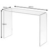 Zeigis® Decorative Bridge Acrylic Glass in 200 x 150 x