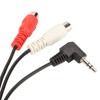 DIN 5Pin Male to 2 RCA Female and 3.5mm Cable