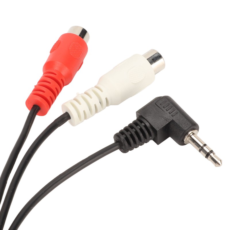 DIN 5Pin Male to 2 RCA Female and 3.5mm Cable