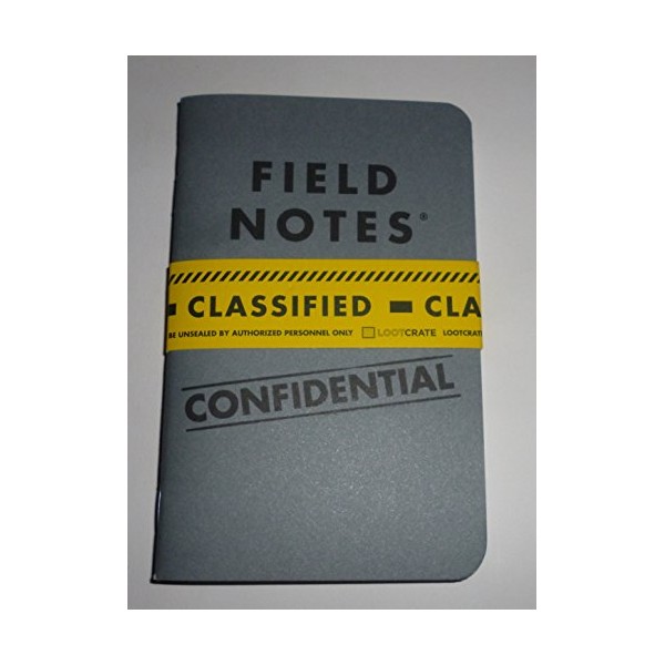 Field Notes Brand Loot Crate Exclusive âClassifiedâ Edition