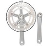 WEERAS City Folding Bicycle Crankset Single Tooth Disc 46T 130BCD