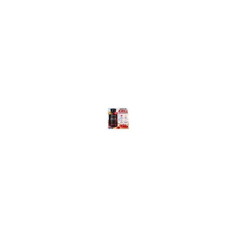 Krill Oil Astaxantina 2400 Mg 200 Cápsulas 100 Porciones