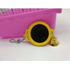 Pet Bird Mirror with Bell Interactive Treat Puzzle Parrot Toy
