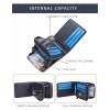 Unbranded Mens Retro Wallet with Zipper Leather Bifold Purse ID