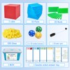 JUGGPENG Base Ten Blocks for Math, Place Value Blocks, Base