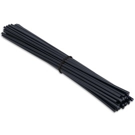 Black Plastic Stick High Density Polyethylene HDPE Plastic Welding Rod, 3/16" Diameter, 12" Length, 40 ft. by Mujoiny