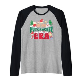 Christmas In My Nutcracker Era Toy Soldier Costume Xmas Raglan Baseball Tee