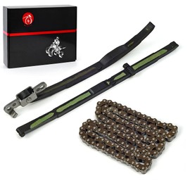 MOTO1988 Engine Cam Timing Chain and Guides Damper For Yamaha YFZ450 YFZ 450 YZ450F ATV 2004-2009 2012-2013 Motorcycle WR450F 2003-2006 94591-57118-00