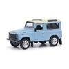 Schuco Land Rover Defender Model Car 1:64 Scale Light Blue