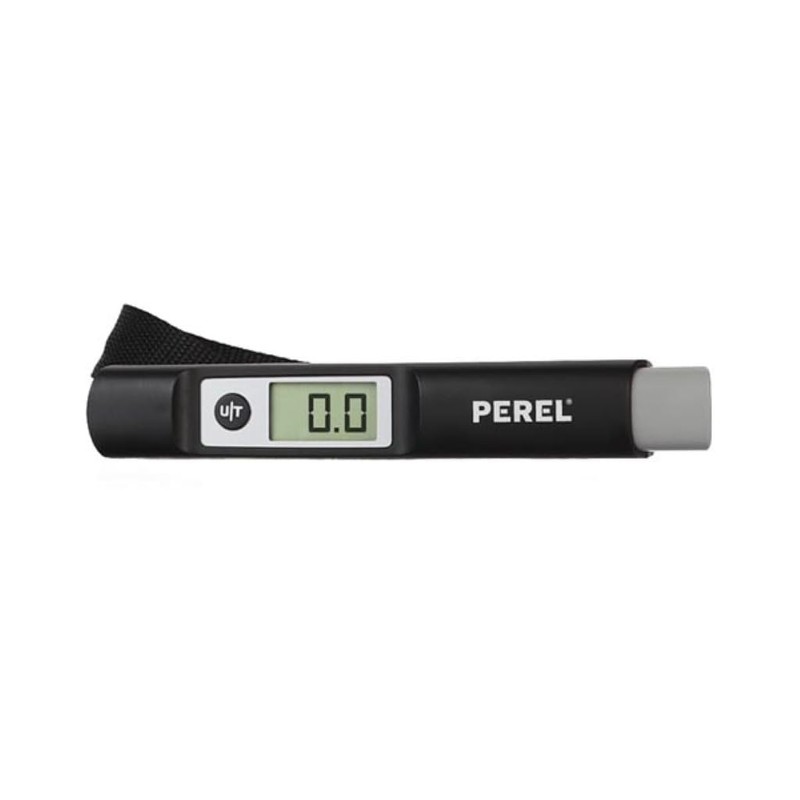 Perel Black Digital Electronic Luggage Scales 50kg Weight Automatic Shut-Off