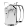 ZONADAH Flour Dispenser Pancake Batter Dispenser with Lid Stainless Steel