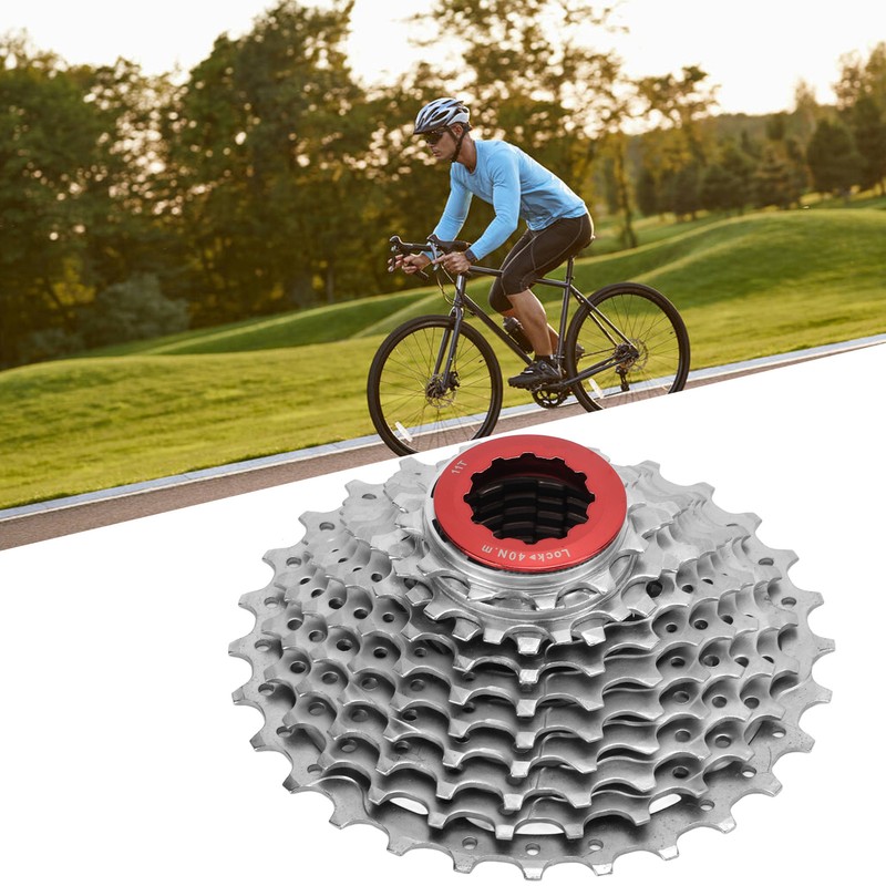 Bicycle Freewheel 28T 10 Speed Cassette Sprocket Wheel Nickel Chrome