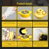 Drill Dust Cover, Dust Catcher for Drilling Dust, Scalable Rubber