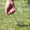 com-four® 1 x Stainless Steel Peg Puller - Hook Puller