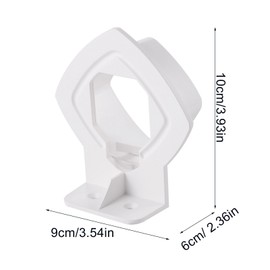 Wall Mount Bracket Stand Holder for Linksys Velop Tri-band Whole Home WiFi Mesh System, White 2 Pack