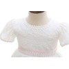 Meiqiduo - Vestido de encaje para bebé y niña, vestido