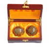 juanxian 2" Feng Shui Nuwa Stone Baoding Balls Chinese Health