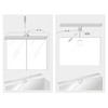 SEBSON SEBSON LED Spiegelleuchte 30cm, Bad IP44, Aufbauleuchte + Klemmleuchte,