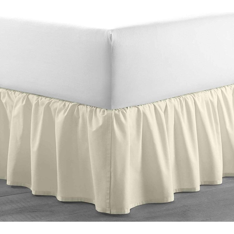 SlumberWell King Bed Skirt with Split Corners, Soft Microfiber, 22