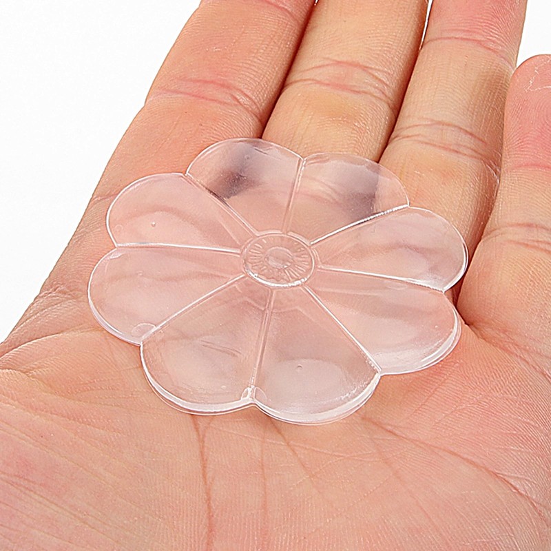 10 Pcs Door Stopper Wall Protector: Clear Self Adhesive Rubber