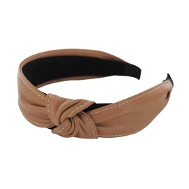 axy HR27b Fabric Headband with Knots, Beautiful Vintage Headband, Hair Jewellery, imitation leather