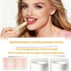 Lápiz Labial Que Cambia De Color, Lámina Dorada, Nutritivo Y