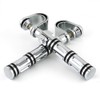 Bravedog Motorcycle Highway Foot Pegs Rest Black 25-32mm Engine Guard